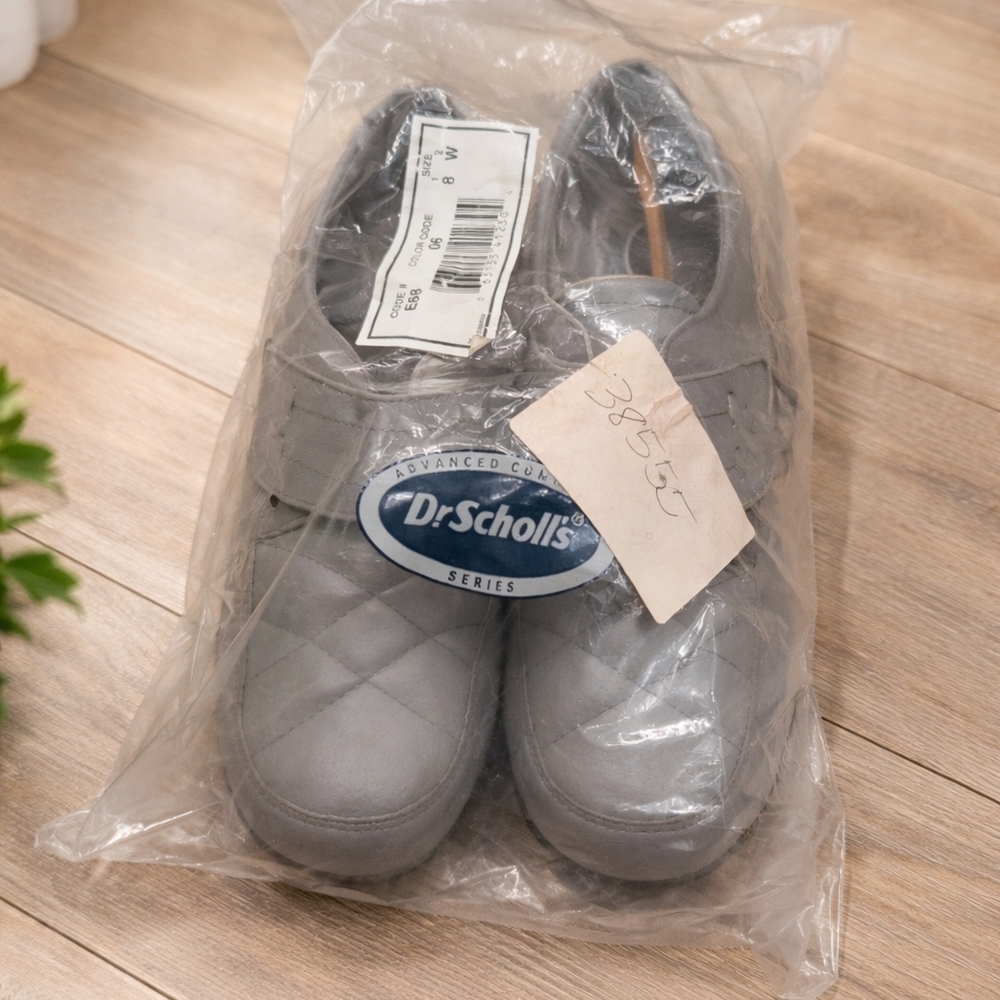 Dr. Scholl's Quilted Gray Footwear